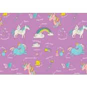 Presentpapper Unicorn.