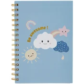 Spiralblock Moln A5.