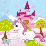 Servett Unicorn 33cm 20-p.