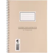 Kollegieblock Bas Linjerat A5.