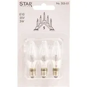 Reservlampa 3-p E10 55W 3W Star Trading.