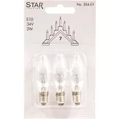 Reservlampa 3-p Modern E10 34V Star Trading.