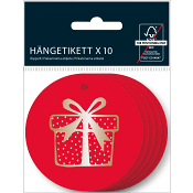 Hängetiketter Jolly 6 st.