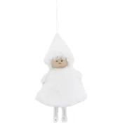 Hänge Flicka 12 cm vit Festive.