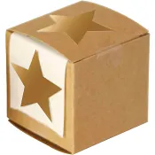 Stickers Stjärna guld 50 st.