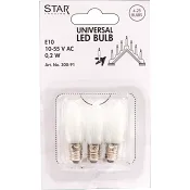 Reservlampa LED frost 3-p E10 10-55V Star Trading.