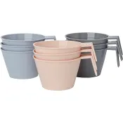 Mått 1 DL blandade färger 3-p ICA.