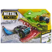 Bilbanan med bil Lekset Crocodile Metal Machines.