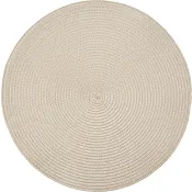 Tablett Ines Beige D:38cm ICA.