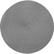 Tablett Ines mörkgrå D:38cm ICA.