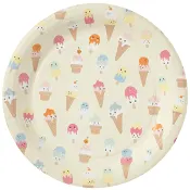 Assiett glassar 18cm 12-p ICA.