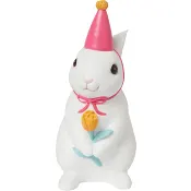 Kanin 9,5cm med partyhatt Festive.