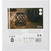 Solcellslykta Calabria Star Trading.