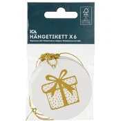 Hängetiketter Party 6 st.