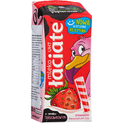 Mjölk UHT med jordgubbssmak 200ml Mlekpol.