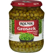 Gröna ärtor 690g Rolnik.