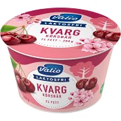 Kvarg Körsbär Laktosfri 7% 200g Valio.