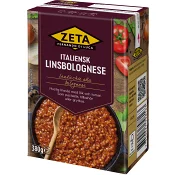 Italiensk Linsbolognese 380g Zeta.