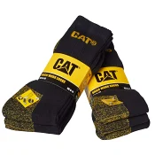 Work socks 3p svart 41-45 CAT.