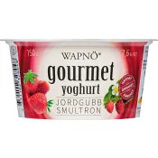 Yoghurt Gourmet Jordgubb Smultron 150g Wapnö.