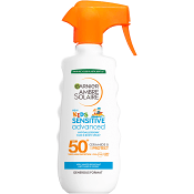 Solskydd Kids Sensitive Advanced Hypoallergenic Face&amp;Body Spray SPF 50+ 270ml Ambre Solaire.