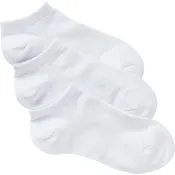 Strumpa 3p hidden vit 39/41 ICA I love eco.