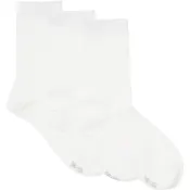 Strumpa 3p Soft vit 39/41 ICA I love eco.