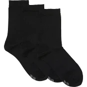 Strumpa 3p Soft svart 39/41 ICA I love eco.