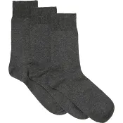 Strumpa 3p antracit 44/47 ICA I love eco.