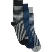 Strumpa 3p ränder 40/43 mywear.