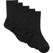 Sportsocka ribb 5p svart 37/40 mywear.