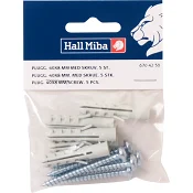 Plugg 40x8mm 5p Hall Miba.