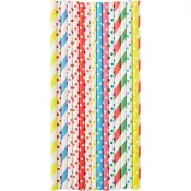 Sugrör Randiga/Prickiga 30-p Festive.