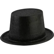 Glitterhatt Svart.