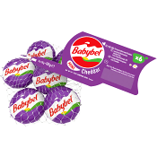 Cheddar i nät 120g Mini Babybel.