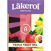Pastiller Triple Treat Big Pack 75g Läkerol.