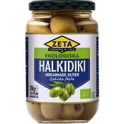 Halkidiki Oliver urkärnade Ekologisk 370g Zeta.