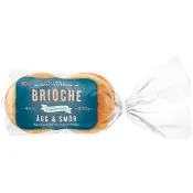 Brioche Hamburgerbröd 4-p 200g ICA.