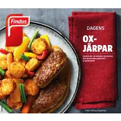 Oxjärpar 400g Findus.