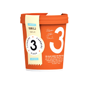 Glass Vanilj laktosfri 500ml 3 Vänners Glass.