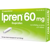 Ipren Suppositorier 60mg 10-p.