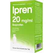 Ipren Barn från 6 månader Oral suspension 20mg/ml 100ml.