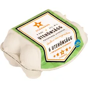 Ägg Frigående 6-p Stjärnägg.