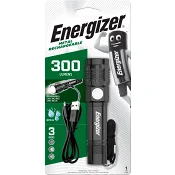 Ficklampa 300lm uppladdningsbar Energizer.