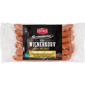 Wienerkorv 80% Kötthalt 300g Korvmakarna Scan.