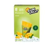 Isglass Mango Ej fryst 8-p 480ml Sun Lolly.