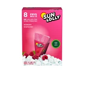 Isglass Hallon Ej fryst 8-p 480ml Sun Lolly.