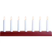 Ljusstake IDA 7L Röd Star Trading.