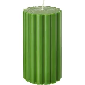 Blockljus rapsolja grön H12cm ICA.