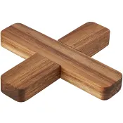 Grytunderlägg Akacia 18cm ICA.